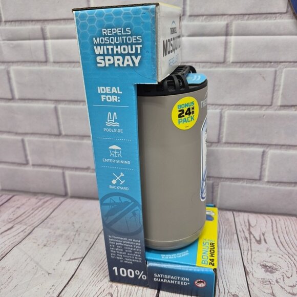Thermacell Mosquito REPELLENT Patio Shield 15 ft ZONE NO SPRAY Refillable Grey - Picture 4 of 6